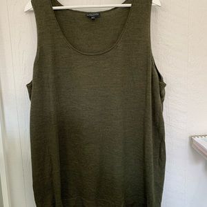 Army Green Crewneck Long